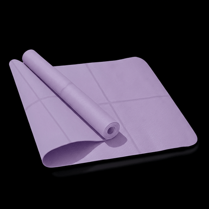 Tapis de yoga MOOD violet premium EVA surface texturée studio zen