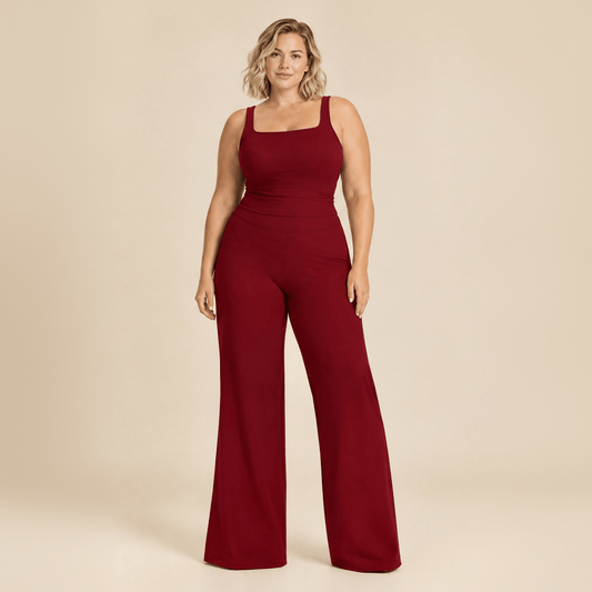 tenue yoga femme grande taille red cherry xl 3xl face