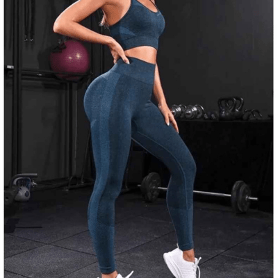 Étiquette composition 80% nylon 20% spandex tenue sport femme chic respirant